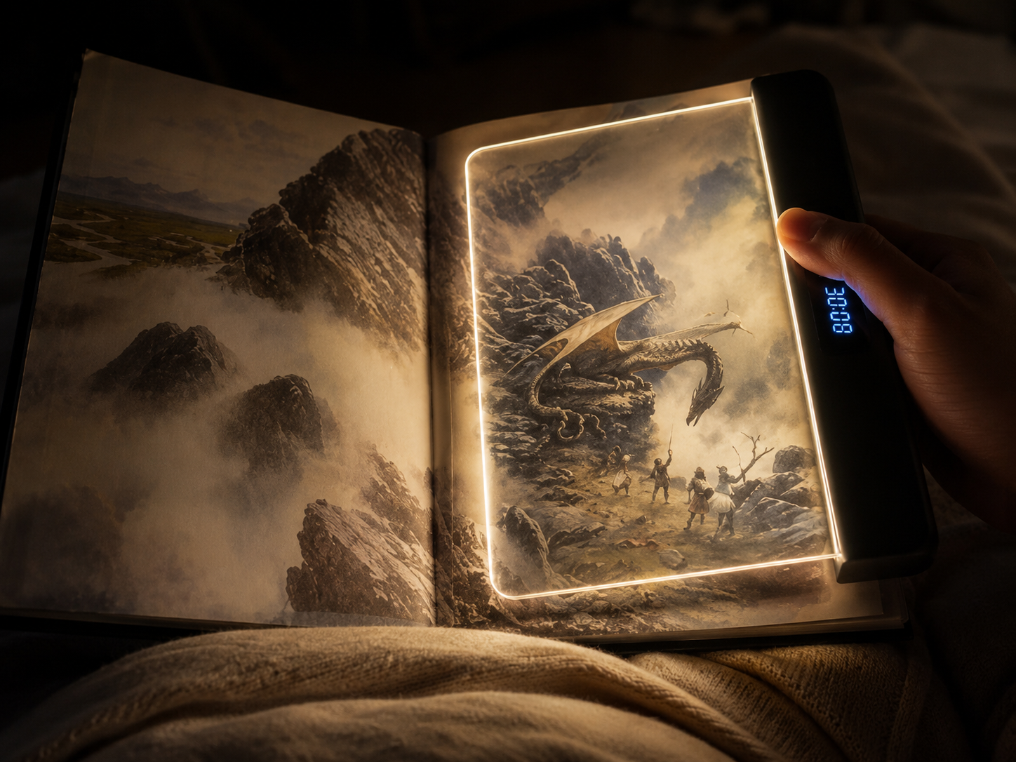 LumiPage™ — Rechargeable Reading Light
